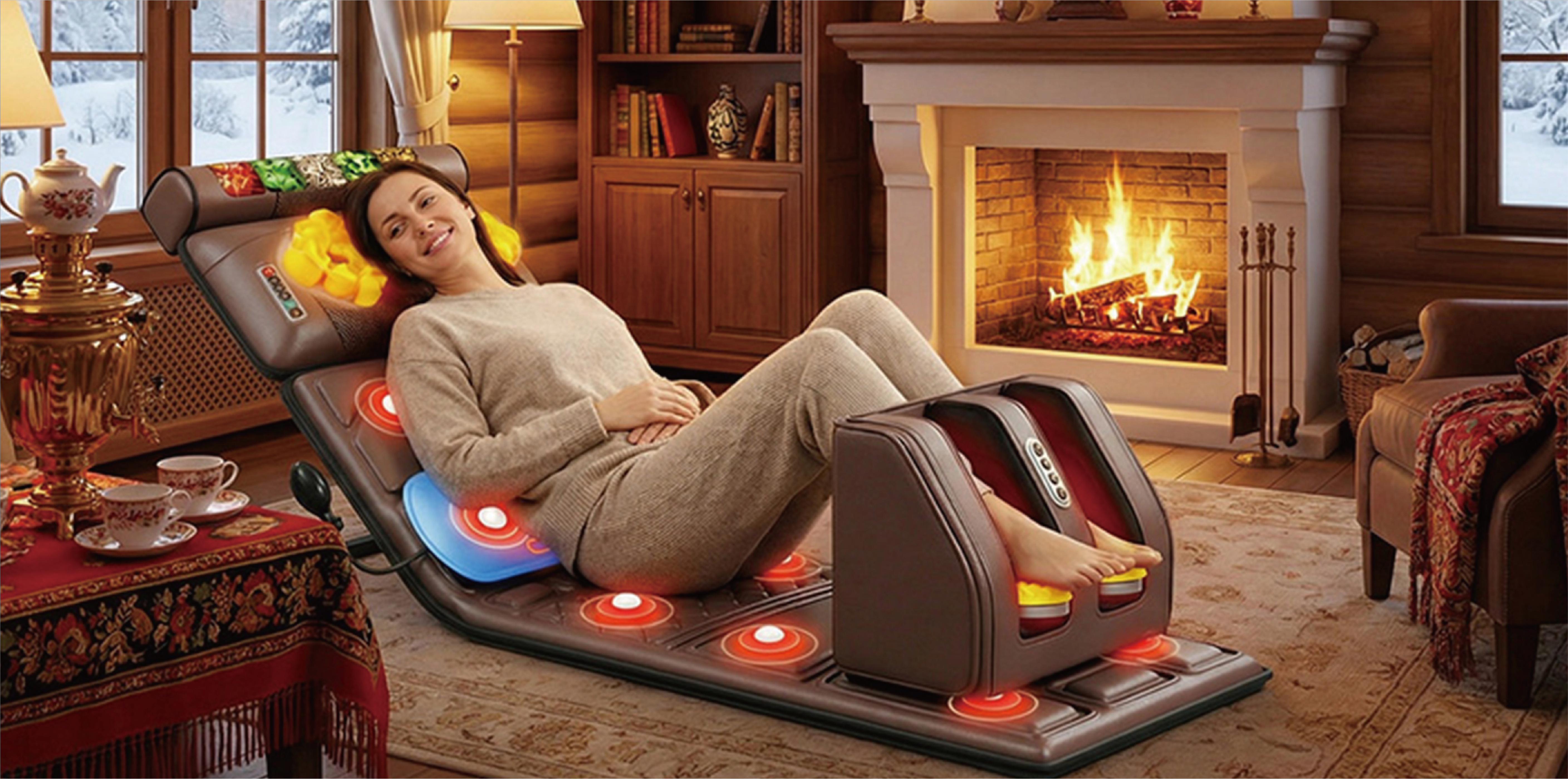 Баннер массажный матрас